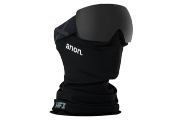 Image of Anon MIG MFI Goggle with Spare - Mens, Frame- Smoke, Lens- Dark Smoke, Spare- Amber, 185551-022