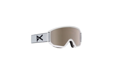 Image of Anon Relapse Goggle - Mens, Frame- White, Lens- Silver Amber, 185391-106