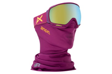Image of Anon Tempest MFI Goggle - Womens, Frame- Purple, Lens- Gold Chrome, 185531-545