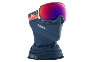 Image of Anon Tempest Women's Goggle w/ MFI Mask, Sonar Blue Lens, Horizon, 18553102044NA
