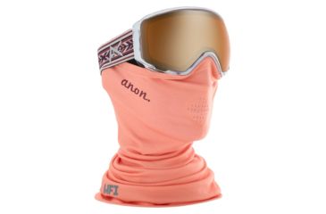 Image of Anon WM1 Women's Goggle w/ Spare Lens and MFI Mask, Sonar Bronze Lens, Bohemian, 19176102968NA