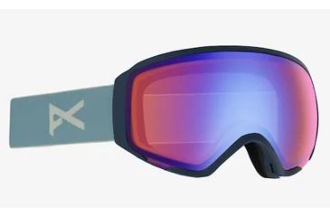 Image of Anon WM1 Women's Goggle w/ Spare Lens, Sonar Blue Lens, Slate, 18561102053NA