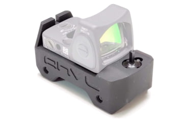 Image of USED ANVL UKON Trijicon RMR Red Dot Sight Mount w/ Co-Witness BUIS, Type III Hard Coat, Black, NSN 1005-01-694-7490, ANVL-UKON-RMR-V2, EDEMO1