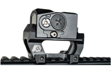 Image of ANVL UKON2 Aimpoint ACRO Red Dot Sight Mount w/ Co-Witness BUIS, Type III Hard Coat, Black, ANVL-UKON2-ACRO-V2