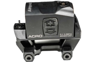 Image of ANVL UKON2 Aimpoint ACRO Red Dot Sight Mount w/ Co-Witness BUIS, Type III Hard Coat, Black, ANVL-UKON2-ACRO-V2