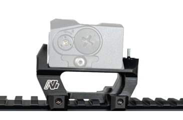 Image of ANVL UKON2 Aimpoint ACRO Red Dot Sight Mount w/ Co-Witness BUIS, Type III Hard Coat, Black, ANVL-UKON2-ACRO-V2