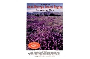 Image of Anza-borrego Desert Rec Map, Earthwalk Press, Publisher - Earthwalk Press
