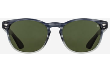 Image of AO 1004 Sunglasses, Gray Demi Fade Frame, Calobar Green AOLite Nylon Lenses, Polarized, 51-18-145, 004251ST--GNN-P