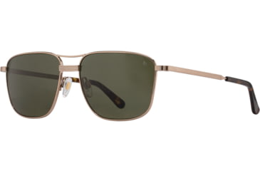 Image of AO Airman Sunglasses - Mens, Light Bronze, Calobar Green AOLite Nylon Lenses, Light Bronze / Calobar Green Polarized Lens, 56-15-145, AIR456STTOGNN-P