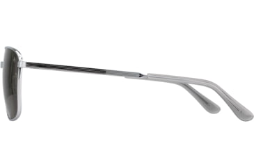 Image of AO Airman Sunglasses - Mens, Silver, Calobar Green AOLite Nylon Lenses, Silver / Calobar Green Polarized Lens, 56-15-145, AIR356STSMGNN-P