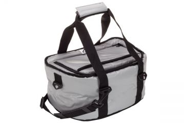 Image of AO Coolers 15 Can SUP Vinyl Soft Cooler, Silver, Small, AOSUP15SCSL