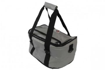 Image of AO Coolers 15 Can SUP Vinyl Soft Cooler, Silver, Small, AOSUP15TDSL