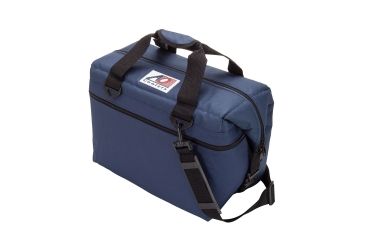 Image of AO Coolers 24 Can Canvas Soft Cooler, w/Removable Shoulder Strap, Navy Blue, Medium, AO24NB