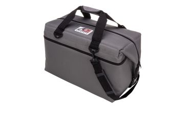 Image of AO Coolers 36 Can Canvas Soft Cooler, w/Removable Shoulder Strap, Charcoal, Large, AO36CH