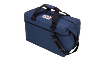 Image of AO Coolers 36 Can Canvas Soft Cooler, w/Removable Shoulder Strap, Navy Blue, Large, AO36NB