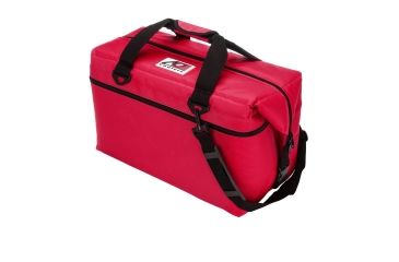 Image of AO Coolers 36 Can Canvas Soft Cooler, w/Removable Shoulder Strap, Red, Large, AO36RD
