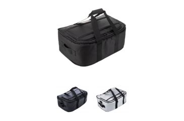 Image of AO Coolers 38 Can Stow-N-Go Soft Cooler, Black, Carbon Black, Carbon Silver