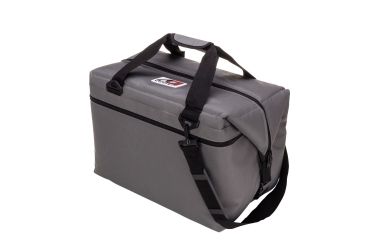 Image of AO Coolers 48 Can Canvas Soft Cooler, w/Removable Shoulder Strap, Charcoal, Oversized, AO48CH