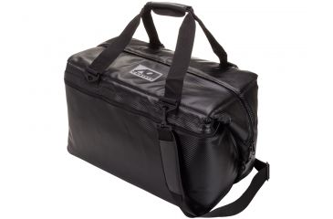 Image of AO Coolers 48 Can Carbon Soft Cooler, w/Removable Shoulder Strap, Black, Oversized, AOCR48BK