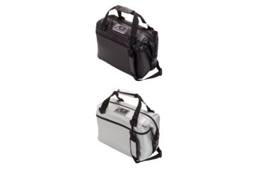 Image of AO Coolers Carbon Soft Cooler, w/Removable Shoulder Strap, Black, Silver