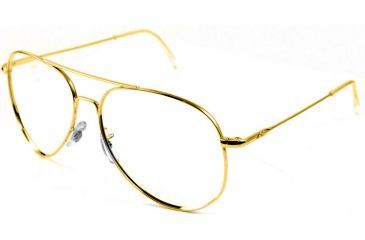 Image of Ao Flight Gear General Series Sunglasses Frame No Lens Gold Wire Spatula 52mm Lens G Ws 52