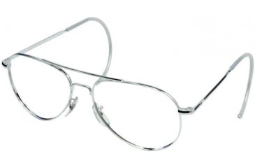 Image of Ao Flight Gear General Series Sunglasses Frame No Lens Silver Comfort Cable 58mm Lens S Cc 58