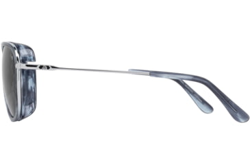 Image of AO Flynn Sunglasses - Mens, Silver Navy, True Color Gray AOLite Nylon Lenses, Silver Navy / True Color Gray Lens, 55-22-145, FLN155STNVGYN