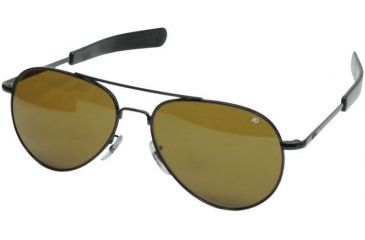 Image of AO General Sunglasses, Black, Bayonet, Amber Lens, 52mm B-CG-BNT-52