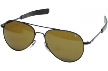Image of AO General Sunglasses, Black, Bayonet, Brown Lenses, 52mm, Polarized B-CBPG-BNT-52