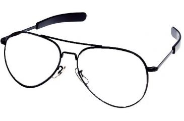 Image of AO General Flight Gear Series Sunglasses - Frame Only, No Lens Black Frame 52mm Lens Diameter Bayonet Temples