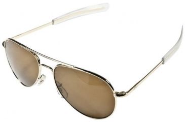 Image of AO General Sunglasses, Gold, Amber Poly Lens, Bayonet, 58mm G-HCAP-BNT-58