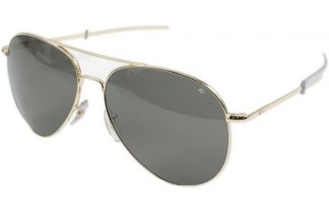 Image of AO General Sunglasses, Gold, Gray Poly Lens, Bayonet, 52mm G-CCP-BNT-52