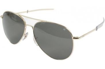 Image of AO General Sunglasses, Gold, Gray Poly Lens, Bayonet, 58mm, Polarized G-PCCP-BNT-58