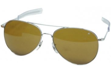 Image of AO General Sunglasses, Silver, Bayonet, Brown Glass Lenses, 52mm, Polarized S-CBPG-BNT-52