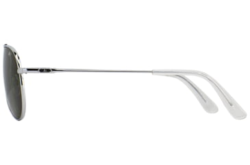 Image of AO General Sunglasses, Silver, Calobar Green SkyMaster Glass Lenses, 58-14-145 B52.5, GEN258STSMGNG
