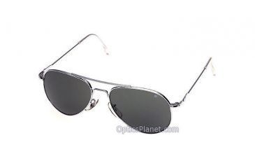 Image of AO General Sunglasses, Silver, Gray Glass Lens, 58mm, Wire Spatula S-TCG-WS-52