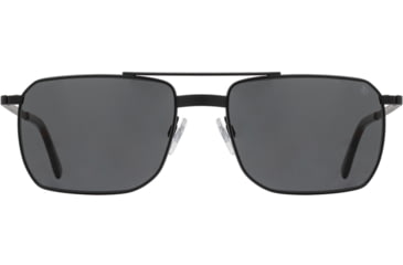 Image of AO Geoffrey Sunglasses - Mens, Matte Black, True Color Gray AOLite Nylon Lenses, Matte Black / True Color Gray Polarized Lens, 58-18-145, GFY258STTOGYN-P