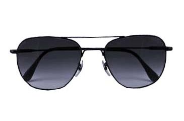 Image of AO Original Pilot LE Sunglasses w/ Black Frame and Polycarbonate Gradient Blue Lens BGRBL-WS145-20-57-47