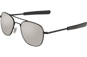 Image of AO Original Pilot Sunglasses, Bayonet, Black Frame, Silver Mirror Lens, 57mm, 30290