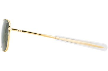 Image of AO Original Pilot Sunglasses, Gold Frame, 57 mm Calobar Green AOLite Nylon Lenses, Bayonet Temple,738921549642