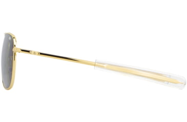 Image of AO Original Pilot Sunglasses, Gold Frame, 52 mm True Color Gray AOLite Nylon Lenses, Bayonet Temple,738921549321