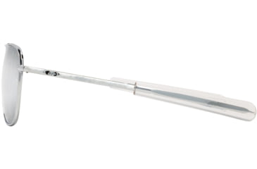 Image of AO Original Pilot Sunglasses, Silver Frame, 52 mm SunFlash Silver Mirror AOLite Nylon Lenses, Bayonet Temple,738921564645