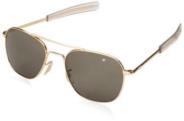 Image of AO Prescription Sunglasses - Flight Gear Original Pilot, Gold Frame