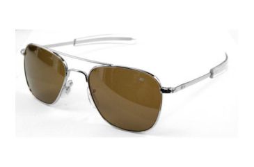 Image of AO Prescription Sunglasses - Flight Gear Original Pilot, Silver Frame