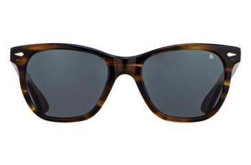 Image of AO Saratoga Sunglasses, Brown Demi, True Color Gray AOLite Nylon Lenses, 54-19-145 B42, SAR654ST--GYN
