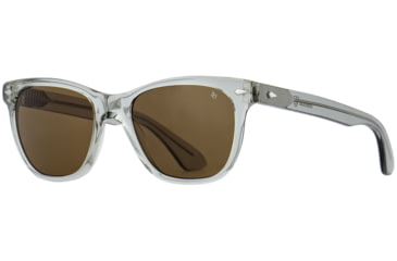 Image of AO Saratoga Sunglasses, Gray Crystal, Cosmetan Brown AOLite Nylon Lenses, Polarized, 54-19-145 B42, SAR554ST--BNN-P