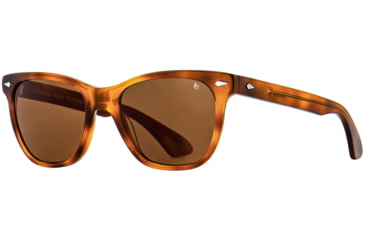 Image of AO Saratoga Sunglasses, Havana, Cosmetan Brown AOLite Nylon Lenses, Polarized, 52-19-145 B42, SAR452ST--BNN-P