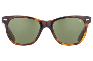Image of AO Saratoga Sunglasses, Tortoise, Calobar Green AOLite Nylon Lenses, 52-19-145 B42, SAR152ST--GNN