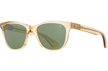 Image of AO Saratoga Sunglasses, Yellow Crystal, Calobar Green AOLite Nylon Lenses, 54-19-145 B42, SAR254ST--GNN