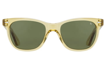 Image of AO Saratoga Sunglasses, Yellow Crystal, Calobar Green AOLite Nylon Lenses, 54-19-145 B42, SAR254ST--GNN